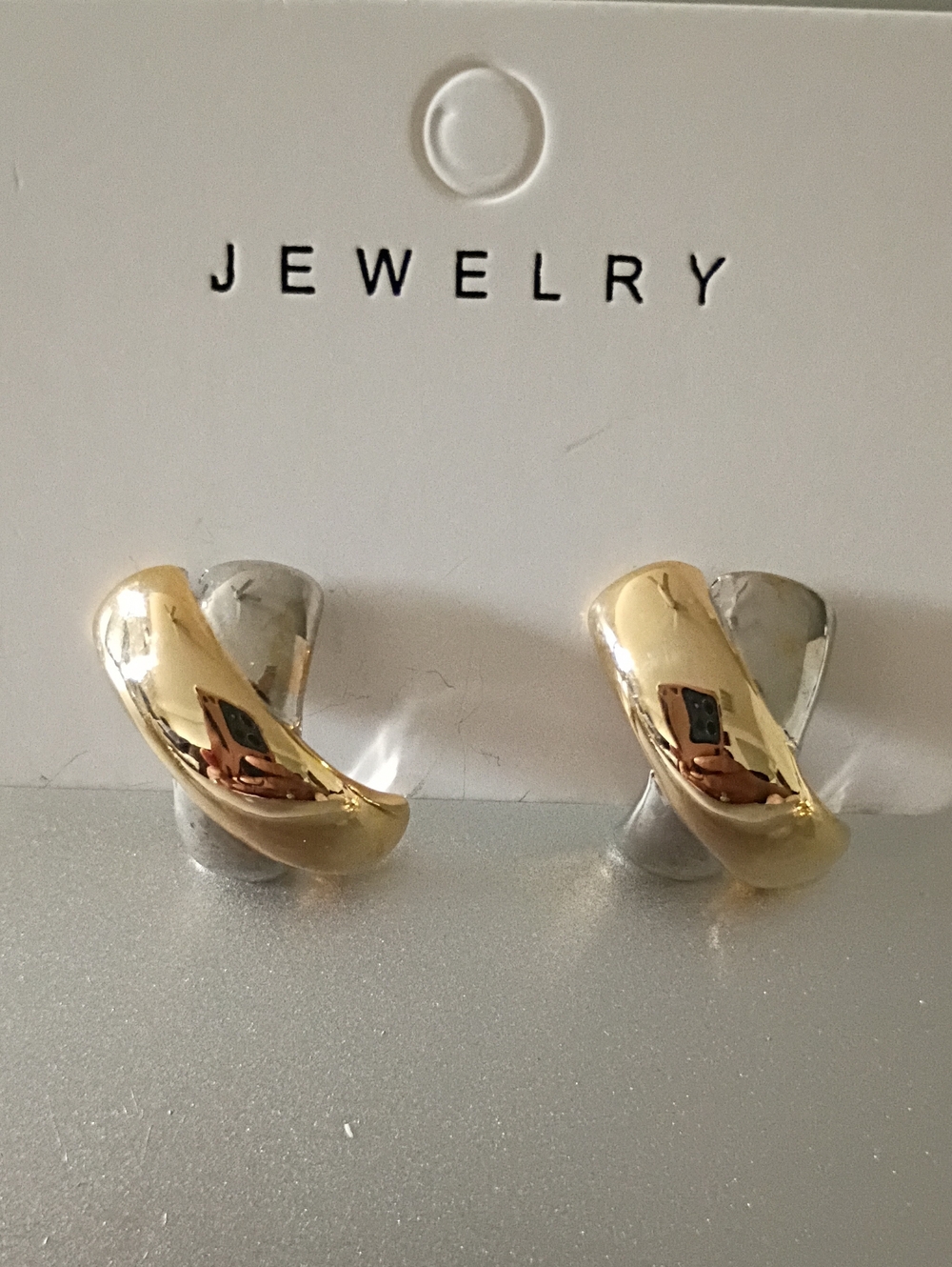 New Two Tone (Gold/Silver Tone) Earrings